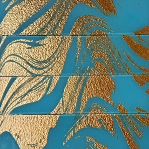 Tiffany Gold Backsplash